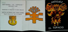 ►   Antiquités Precolombiennes  Carte De Visite BOGOTA Colombia - Cartes De Visite