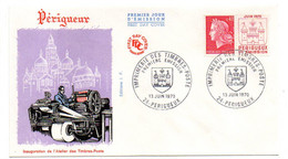 1970 -- FDC --Inauguration Imprimerie Des Tp --Marianne Cheffer .... .cachet  PERIGUEUX-- 24.........à Saisir - 1970-1979