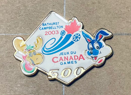 PIN’S - JEUX DU CANADA GAMES 500 - BATHURST, CAMPBELLTON 2003 - - Jeux