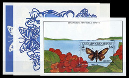 1989, Grenada Grenadines, Bl. 176-77 U.a., ** - Grenada (1974-...)
