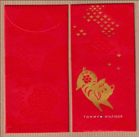 CC Chinese New Year 'HILFIGER’ YEAR Of The PIG 2019 Red Pocket CNY Chinois - Modern (vanaf 1961)