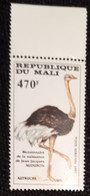 Mali 1985, Aubudon-Autruche, Bord Supérieur, N** - Ostriches