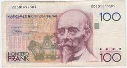 Belgium P 142 - 100 Francs 1982 1994 - Fine+ - 100 Francos