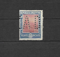 Argentina 1915 , Labrador , Perforated - Gebruikt