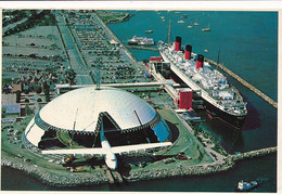 CPM GF-17310-USA - Queen Mary And Spruce  Goose -Official Souvenirs-Envoi Gratuit - Long Beach