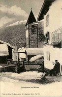 Davos - Dorfstrasse Im Winter - GR Grisons