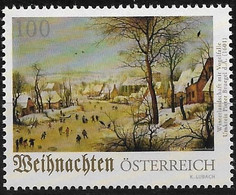 2020  Austria Österreich Mi. 3564**MNH  Weihnachten  Winterlandschaft Mit Vogelfalle; Von Pieter Bruegel D. Ä. - 2011-2020 Ongebruikt