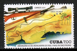 Cuba 2021 / Raul & Fidel Castro Meeting In Cinco Palmas MNH Encuentro Raúl Y Fidel Castro / Cu19963  C3-10 - Unused Stamps