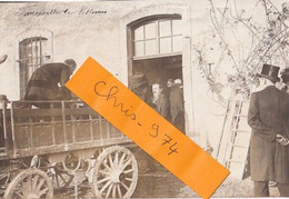 Crime De Jully. Yonne 1909. Funérailles Des Victimes. Photo Branger 12 X 17. Affaire Criminelle - Personnes Identifiées