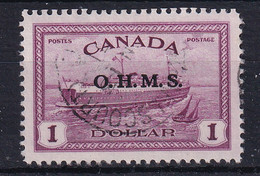 Canada: 1949   Official  O.H.M.S.  SG O170   $1    Used - Sovraccarichi