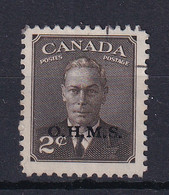 Canada: 1949/50   Official - KGVI 'O.H.M.S.' OVPT   SG O173    2c    Used - Overprinted