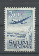 FINLANDIA  YVERT  AEREO  4   MH  * - Unused Stamps