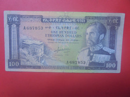 ETHIOPIE 100 $ 1966 Circuler (L.2) - Etiopia