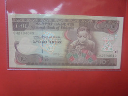 ETHIOPIE 10 BIRR 1995/2003 Circuler (L.2) - Aethiopien