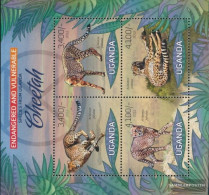 Uganda 2985-2988 Sheetlet (complete Issue) Unmounted Mint / Never Hinged 2012 Flora - Uganda (1962-...)