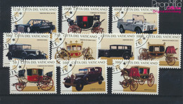 Vatikanstadt 1197-1206 (kompl.Ausg.) Gestempelt 1997 Kutschen Und Automobile (9786043 - Oblitérés