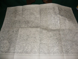 CAMBRAI : CARTE PUBLIEE PAR LE DEPOT DE LA GUERRE , REVISEE EN 1914 - Geographical Maps