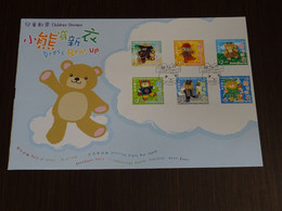 Hong Kong 2006 Children Stamps Dress Bear Up FDC VF - FDC