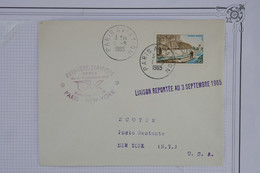 AQ21 FRANCE BELLE LETTRE  1965  PARIS LIAISON REPORTEE+PAS COURANT +++ +AEROPHILATELIE+++ AFFRANCH.PLAISANT - 1960-.... Briefe & Dokumente