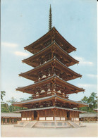 Japan Postcard (Five Story Pagoda At Horyuji Temple Nara) Sent To Denmark 13-10-1971 - Non Classés