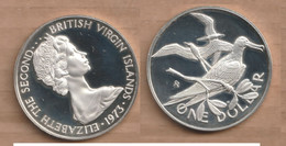VIRGENES ISLAS  1 Dollar   Silver (.925) • 25.7 G • ⌀ 38.61 Mm KM# 6a PROOF - British Virgin Islands