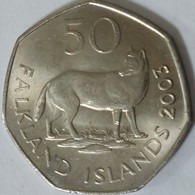Falkland Islands - 50 Pence, 2003, Unc, KM# 135 - Falkland Islands