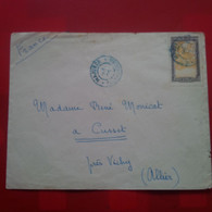 LETTRE MADAGASCAR MAJUNGA POUR CUSSET - Storia Postale