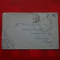 LETTRE MARSEILLE CAMP ST MARTHE POUR LA GARDE VAR CACHET BASE TRANSITAIR N°247 - Cartas & Documentos