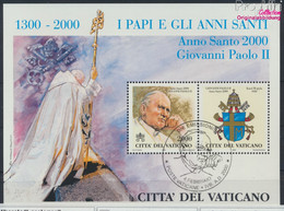 Vatikanstadt Block21 (kompl.Ausg.) Gestempelt 2000 Papst Johannes Paul II. (9786088 - Oblitérés
