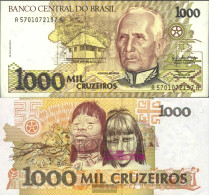 Brazil Pick-number: 231b Uncirculated 1990 1.000 Cruzeiros - Brésil