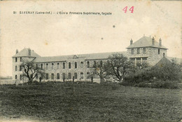 Savenay * La Façade De L'école Primaire Supérieure * Groupe Scolaire - Savenay