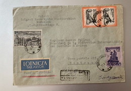 18262 - Lettre Recommandée De Warzawa 17.09.1957 Pour FISA Fédération D'aviron Montreux - Lettres & Documents