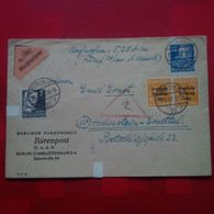 LETTRE BERLIN POUR HOHENSTEIN SOWIETISCHE BESATZUNGS ZONE 1949 - Lettres & Documents