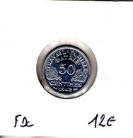 France. 50 Centimes. 1942 - 50 Centimes