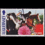 GUERNSEY 1998 - Scott# 639 Equestrian 37p Used - Guernsey