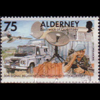 GUERNSEY-ALDERNEY 1996 - Scott# 91d UN Operations 75p Used - Alderney