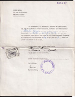 943/36 -- BRABANT WALLON - Certificat Du Lycée Royal De BRAINE L'ALLEUD 1969 - Timbre CdF Cachet De Gare LILLOIS - Otros & Sin Clasificación