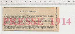 Carte (géographique) Amérique Cabinet Des Cartes Plans Géographiques Rue Richelieu Paris Mesgouez Strozzi Manuel Lainez - Non Classés