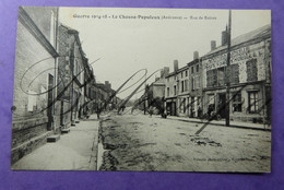 La Chesne-Populeux Ardennes Guerre 1914-1918- Rue De Bairon.Maison Paul Petitjean  Quincaillerie - Le Chesne