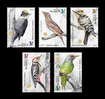 Belarus 2022 MiNr. 1456/60 Fauna. Birds. Woodpeckers MNH ** - Belarus