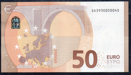50 EURO ITALY  LAGARDE S040 SD  Ch  "93"  UNC - 50 Euro