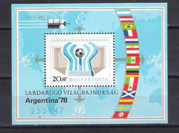 Hungary 4978 Mi Nr Block 130A MNH  2 Scans  (a8p3) - 1978 – Argentina