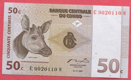 50 Centimes 01/11/97 Neuf 3 Euros - Congo (Republic 1960)