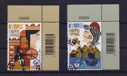 CYPRUS 2022 EUROPA CEPT USED SET STAMPS2 - Used Stamps
