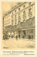 Rennes * Cpa Pub Publicité Maison BOSSARD BONNEL , Magasin Commerce Musique Et Instruments * Rue Nationale - Rennes