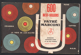 Catalogue De Disques 600best Sellers PATHE MARCONY (M3954) - Advertising