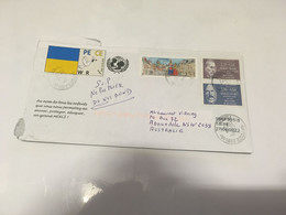 (5 H 31) FRANCE Letter Posted To AUSTRALIA (during COVID-19 Pandemic) 1 Cover - Covers & Documents