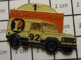 3317 Pin's Pins / Beau Et Rare / THEME : AUTOMOBILES /  4x4 LECLERC 1e RALLYE PARIS MOSCOU PEKIN - Rallye