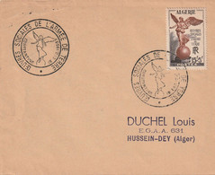 1953 - Oblitération Spéciale Et Timbre  15 F + 5 F Oeuvres Sociales De L'armée De Terre Sur Enveloppe - Lettres & Documents