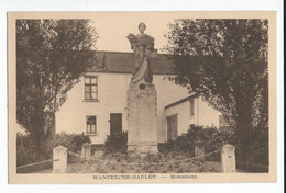 CPA Wanfercée-Baulet Monument - Fleurus